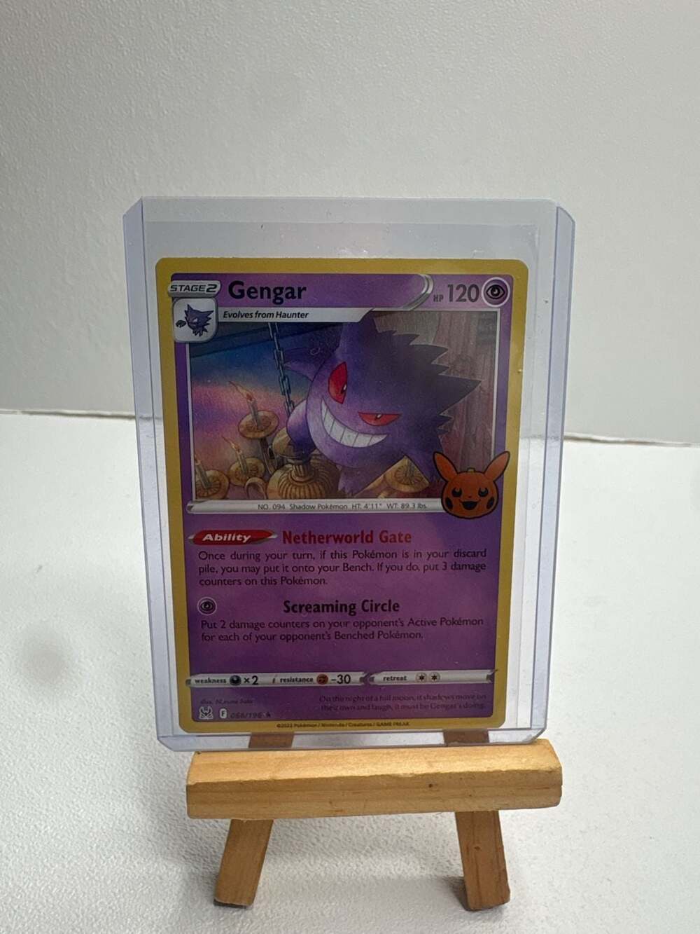 Gengar 066/196 Holo Rare - 2022 Pokemon Trick or Trade Halloween Set